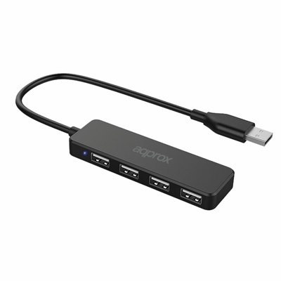 Approx Adaptador 4 Puertos Usb 2 0 Hub